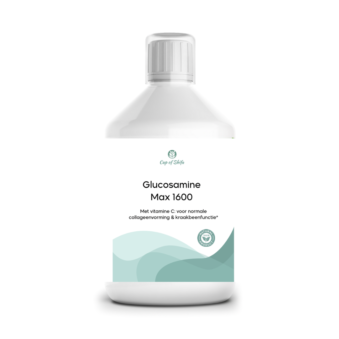 Glucosamine Max 1600 – Vloeibaar Supplement voor Gewrichten, Botten & Mobiliteit