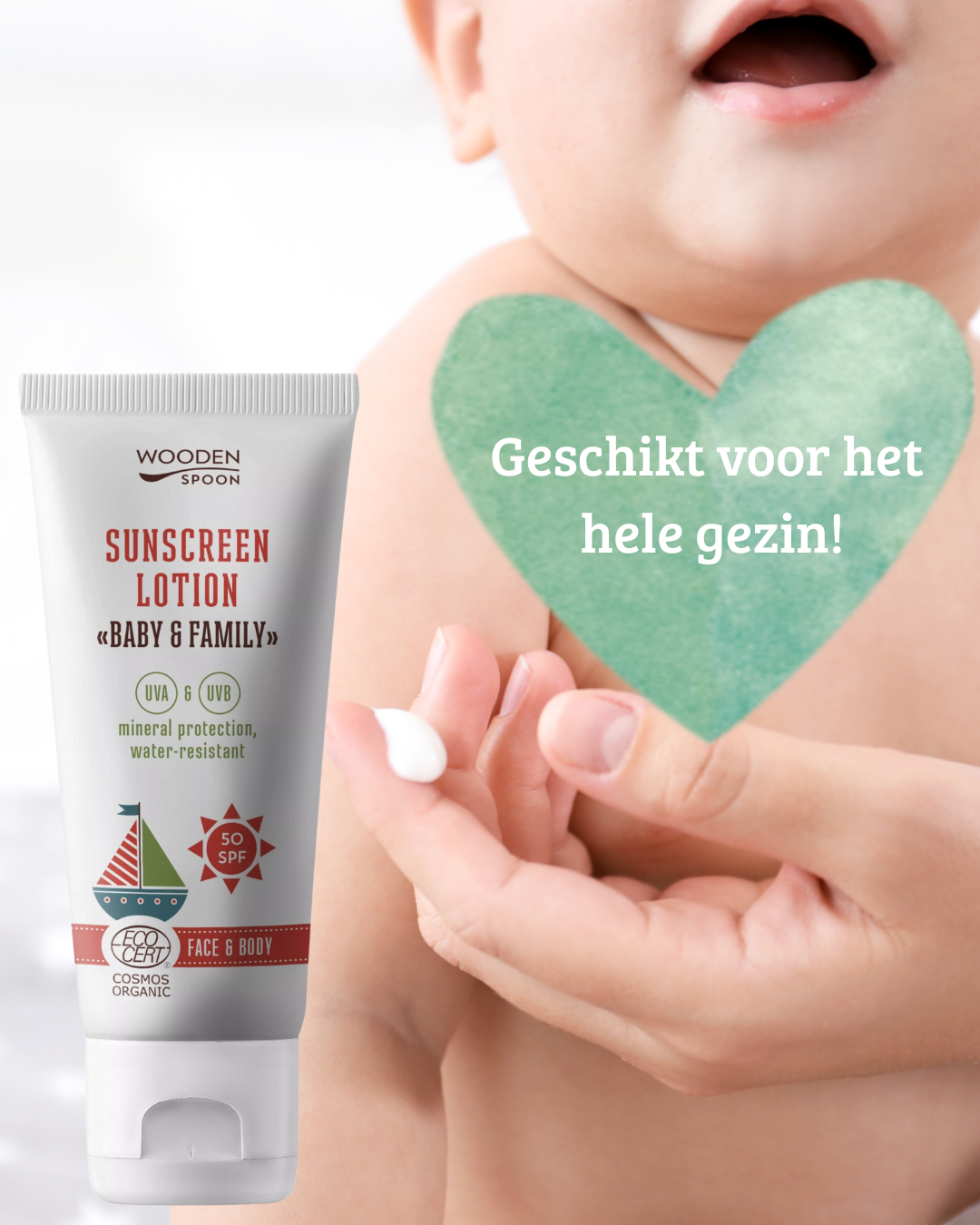 Natuurlijke zonnebrand FAMILY spf50 | 100ml