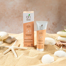 Afbeelding in Gallery-weergave laden, Natuurlijke zonnebrandcrème ANTI AGE gezicht SPF50 | 100% minerale filter
